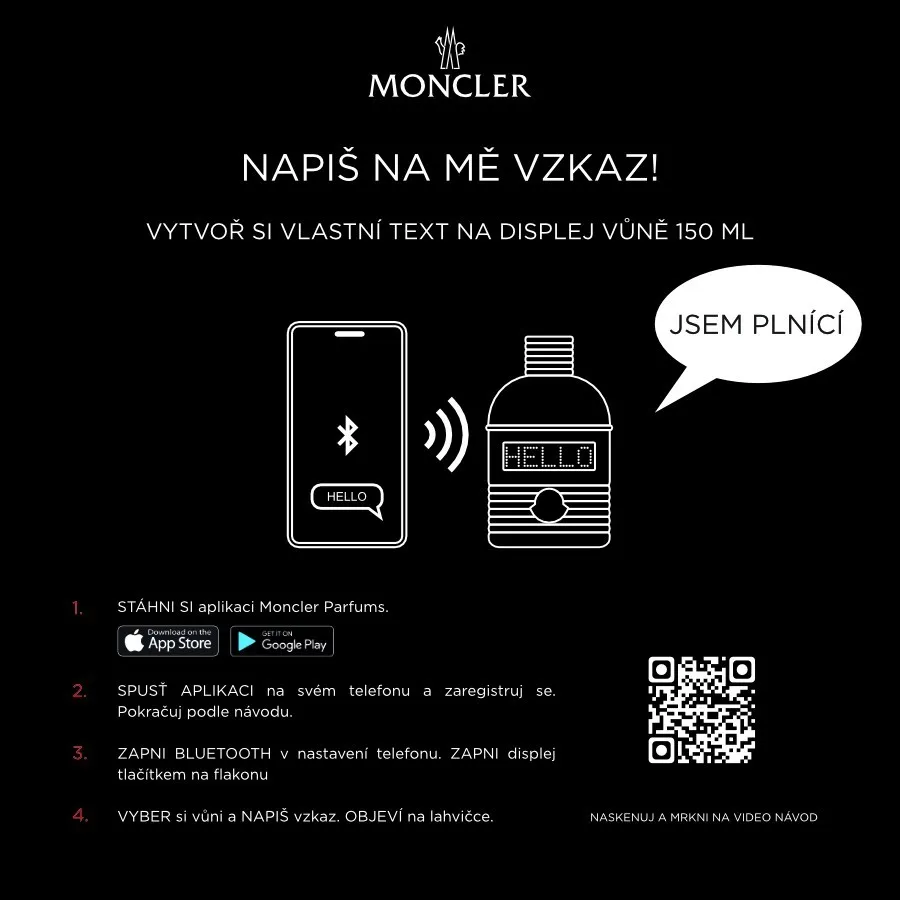 MONCLER Pour Homme náhradní náplň EdP pro muže