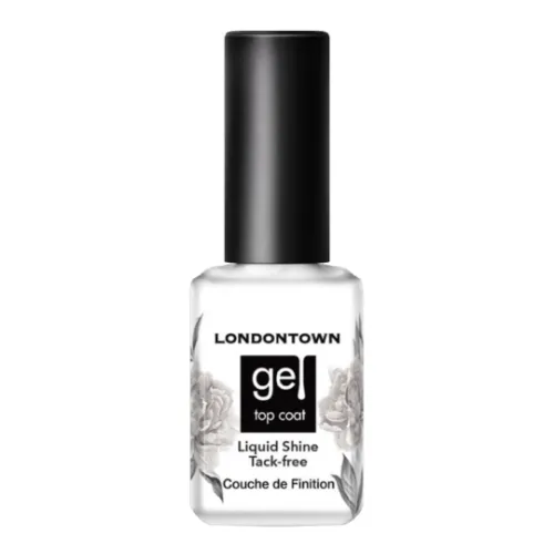 LONDONTOWN Gel Liquid Shine Top Coat Tack-free pro gelový lak bez lepkavé vrstvy