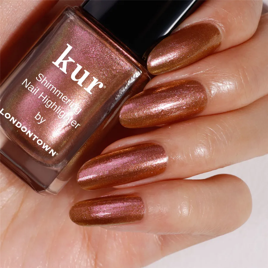 LONDONTOWN kur Shimmering Nail Highlighter Molten lak na nehty rozjasňující