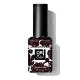 LONDONTOWN Gel Color Spilled Wine gelový lak na nehty vínová s třpytkami 12 ml