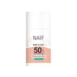 NAIF Ochranná tyčinka na opalování SPF 50 pro děti a miminka bez parfemace    36 g