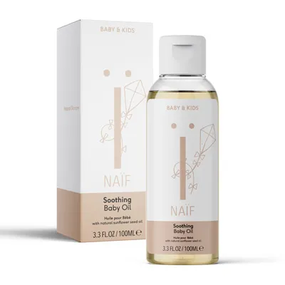 NAIF Zklidňující masážní olej pro děti a miminka přírodní